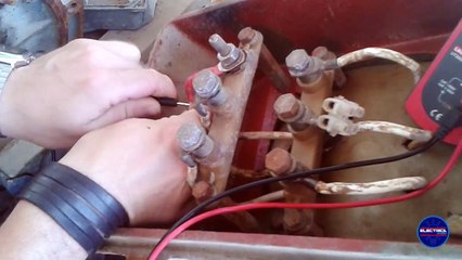 Medidas de aislamiento y resistencia en motor eléctrico