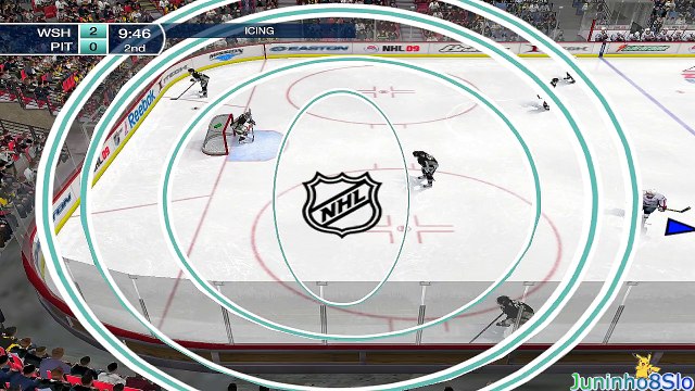 NHL 09-Dynasty mode-Pittsburgh Penguins Washington Capitals-Game 45