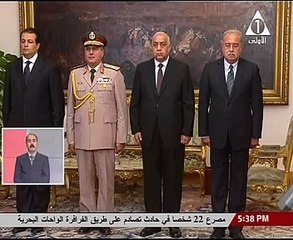 وزير التموين والمحافظون الـ6 يؤدون اليمين الدستورية أمام الرئيس