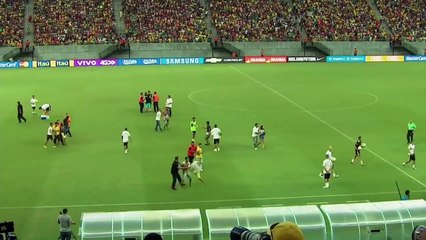 Pitch Invader Takes Down Neymar in Brazil Open Training Session
