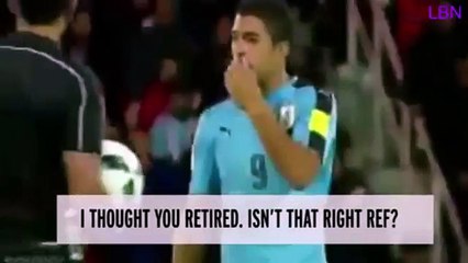 Lionel Messi and Suarez have chat prior to Argentina vs Uruguay kick off heres what they really said