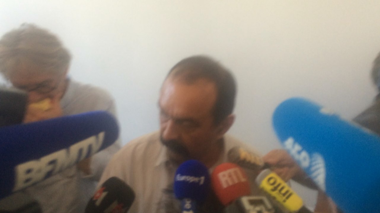 Philippe Martinez en meeting unitaire contre la loi travail