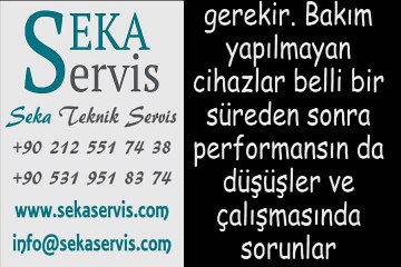 Beyaz Eşya Servisi | Seka Teknik Servis (servis)