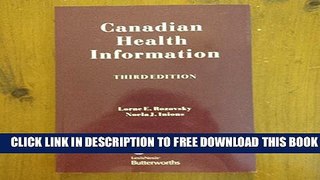 Collection Book Canadian Health Information: Legal Risk Management