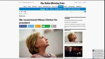 El Dallas Morning News anuncia apoyo sorpresa a Hillary Clinton