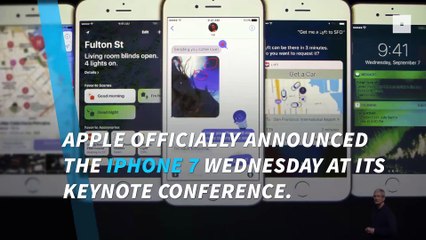 Apple announces water-resistant iPhone 7
