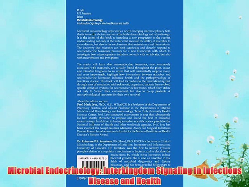 [PDF] Microbial Endocrinology: Interkingdom Signaling in Infectious Disease and Health Popular