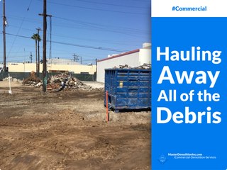 Hauling Away All of the Debris