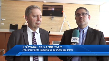 D!CI TV : Visite de fin de chantier au tribunal de Digne