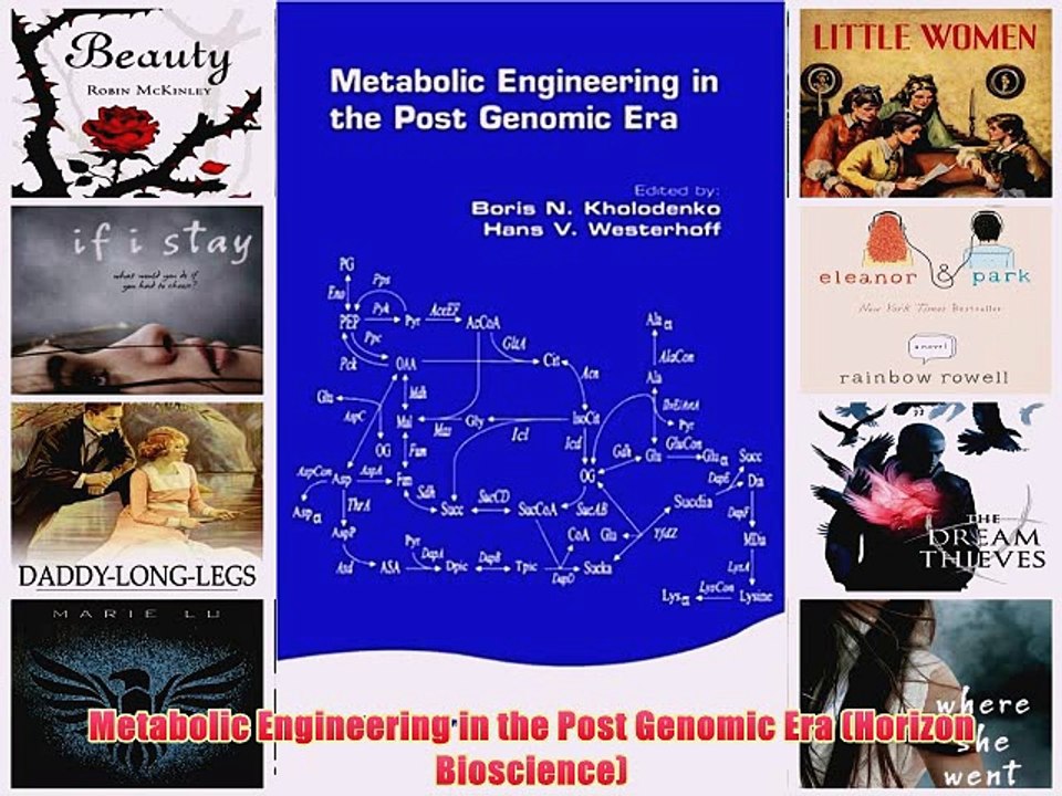 [PDF] Metabolic Engineering in the Post Genomic Era (Horizon Bioscience) Full Online