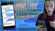 Song Lyric Text PRANK ON MY EX BOYFRIEND GONE SEXUAL (We Dont Talk Anymore)
