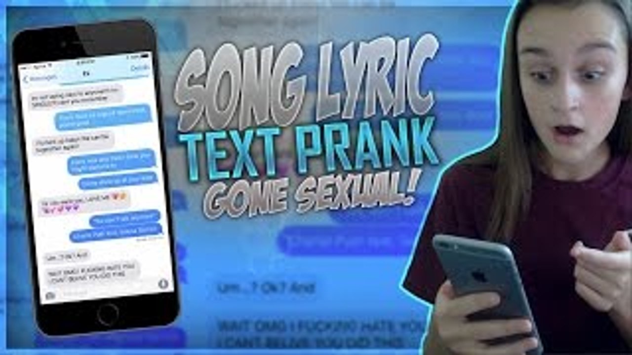 Song Lyric Text PRANK ON MY EX BOYFRIEND GONE SEXUAL (We Dont Talk Anymore)