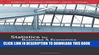 New Book Statistics for Business   Economics (with XLSTAT Education Edition Printed Access Card)