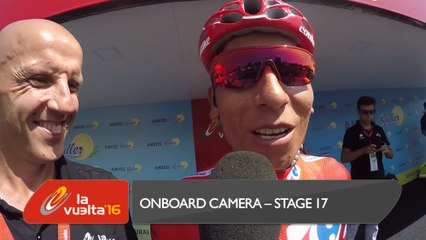 Onboard camera / Cámara a bordo - Etapa 17 - La Vuelta a España 2016