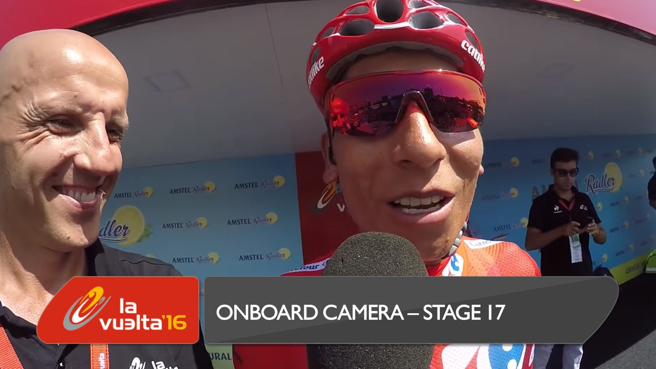 Onboard camera / Cámara a bordo - Etapa 17 - La Vuelta a España 2016