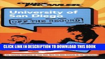 Collection Book University of San Diego: Off the Record (College Prowler) (College Prowler: