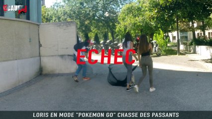 Loris en mode -Pokemon Go- chasse des passants - C'Cauet sur NRJ