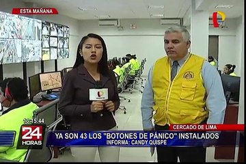 Cercado de Lima: Sepa que son los “botones de pánico” para emergencias