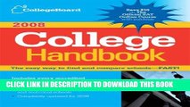 New Book The College Board College Handbook 2008