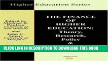 Collection Book The Finance of Higher Education: Theory, Research, Policy and Practice