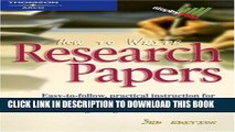 Collection Book How to Write Research Papers (Arco How to Write Research Papers)