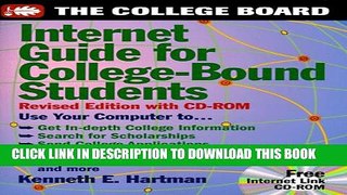 New Book Internet Guide for College-Bound Students: Revised Edition with CD-ROM