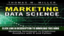 [PDF] Marketing Data Science: Modeling Techniques in Predictive Analytics with R and Python (FT