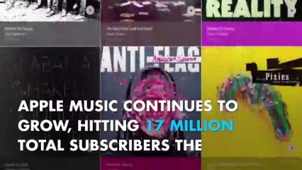 Apple Music notches 17 million subscribers