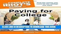 New Book The Complete Idiot s Guide to Paying for College (Complete Idiot s Guides (Lifestyle