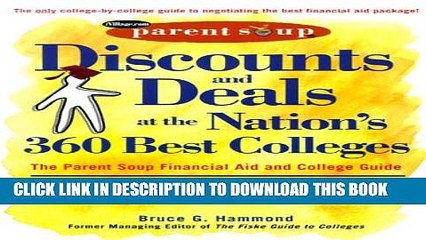 New Book Discounts and Deals at the Nation s 360 Best Colleges : The Parent Soup Financial Aid and