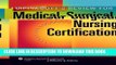 New Book Lippincott s Review for Medical-Surgical Nursing Certification (LWW, Springhouse Review