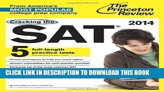 Collection Book Cracking the SAT with 5 Practice Tests, 2014 Edition