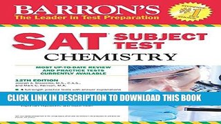 Collection Book Barron s SAT Subject Test Chemistry, 12th Edition