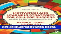 New Book Motivation and Learning Strategies for College Success: A Focus on Self-Regulated Learning