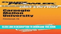 Collection Book College Prowler: Carnegie Mellon University (Collegeprowler Guidebooks)