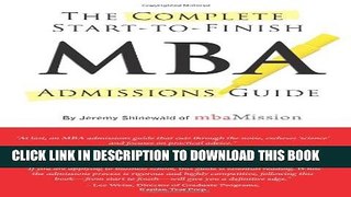 [PDF] Complete Start-to-Finish MBA Admissions Guide Full Collection