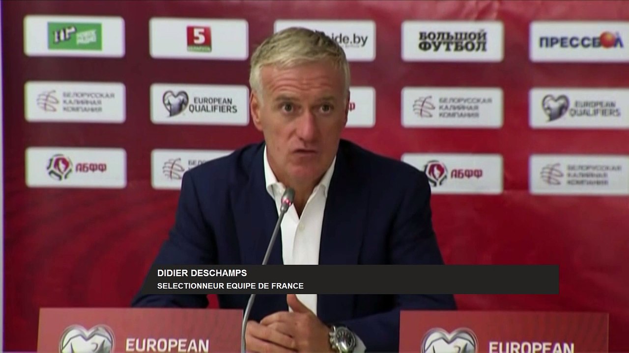 Foot - Elim. CM 2018 : Deschamps «On n'a pas marqué, malheureusement...»