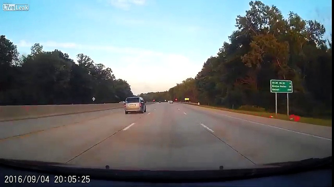 Full Frontal Crash With Loose Tyre
