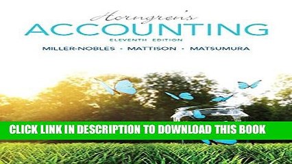 [PDF] Horngren s Accounting (11th Edition) Popular Colection