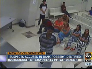 Bank robbery suspects in court stemming from Avondale bank robbery