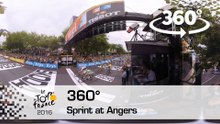 [Video 360°] Sprint et photo-finish à Angers - Tour de France 2016