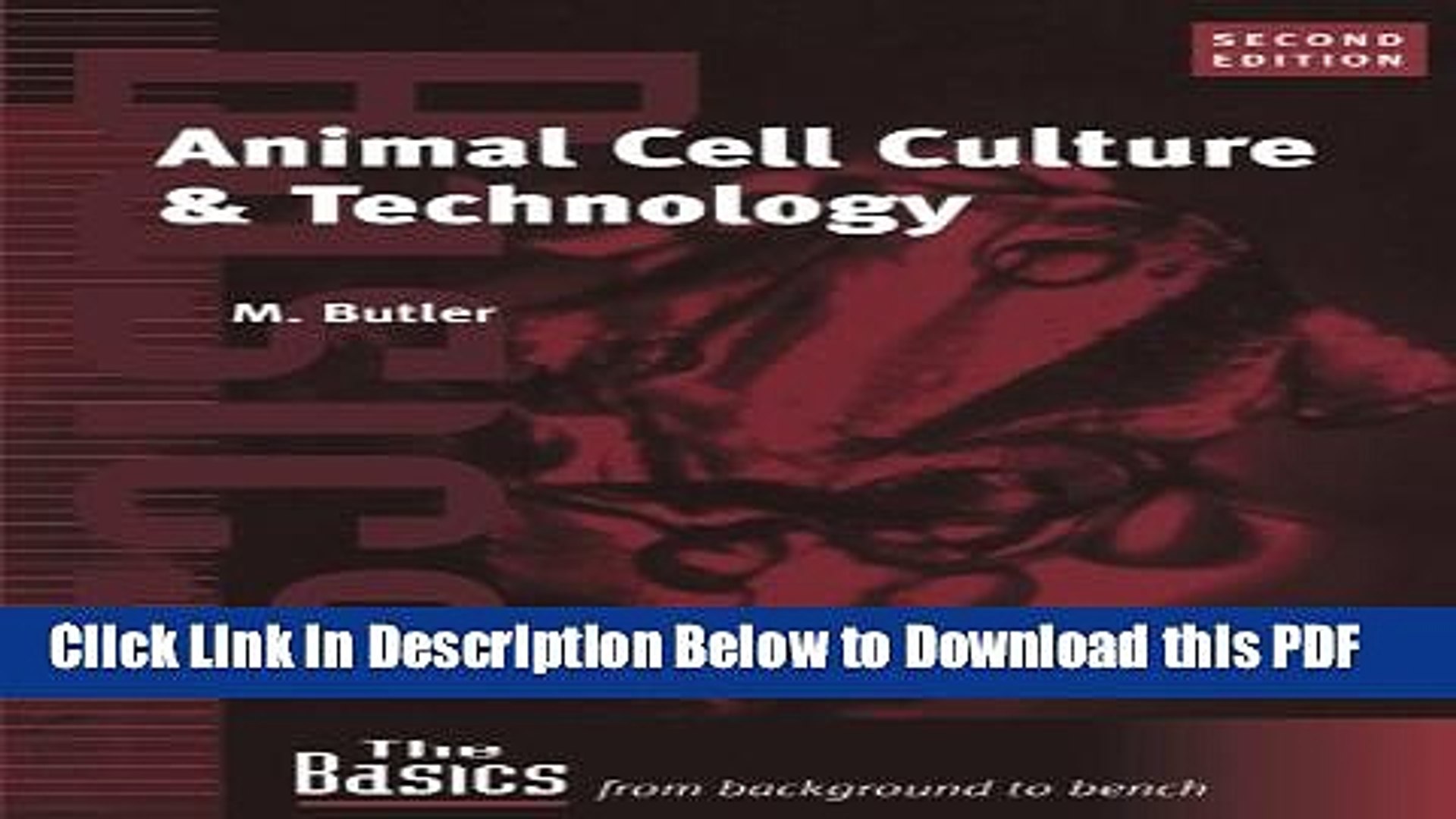 ⁣[Read] Animal Cell Culture and Technology (THE BASICS (Garland Science)) Popular Online