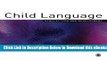 [Reads] Child Language: Acquisition and Development Online Ebook