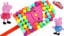 Play Doh Rainbow Ice-Cream Hello Kitty with Peppa Pig Español videos
