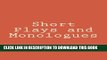 [PDF] Short Plays and Monologues Full Online
