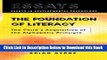 [Reads] The Foundation of Literacy: The Child s Acquisition of the Alphabetic Principle (Essays in