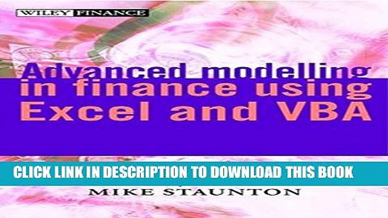 [PDF] Advanced modelling in finance using Excel and VBA Popular Colection