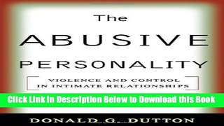 [Reads] The Abusive Personality, Second Edition: Violence and Control in Intimate Relationships