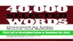 [Best] 40,000 Selected Words: Organized by Letter, Sound, and Syllable Free Ebook