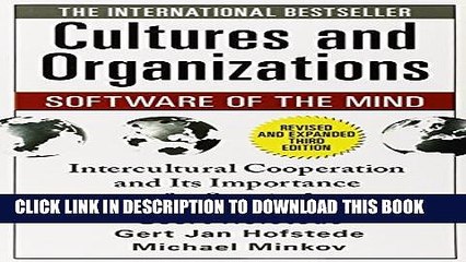 [PDF] Cultures and Organizations: Software of the Mind, Third Edition Full Online